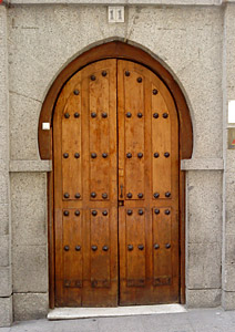 puerta restaurada